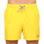 Calvin Klein Pánské plavky Calvin Klein žluté (KM0KM00787 ZGR) XL