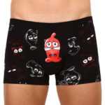 Cornette Pánské boxerky Cornette Rubber černé (280/221) M