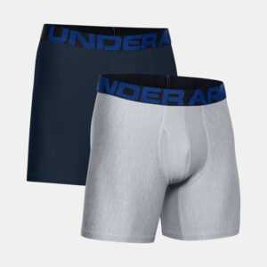 Under Armour 2PACK pánské boxerky Under Armour nadrozměr vícebarevné (1363619 408) 4XL