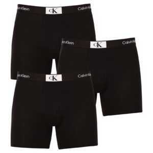 Calvin Klein 3PACK pánské boxerky Calvin Klein černé (NB3529A-UB1) M