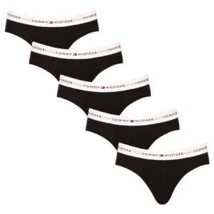 Tommy Hilfiger 5PACK pánské slipy Tommy Hilfiger černé (UM0UM02905 0SJ) XL