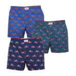 Gosh 3PACK pánské trenky Gosh Jawa vícebarevné (G374244) XL