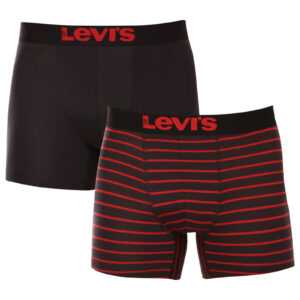 Levis 2PACK pánské boxerky Levis černé (905011001 786) XXL