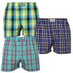Styx 3PACK pánské trenky Styx klasická guma vícebarevné (3A936940) XL