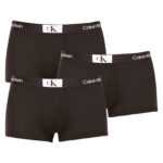 Calvin Klein 3PACK pánské boxerky Calvin Klein černé (NB3532A-UB1) M
