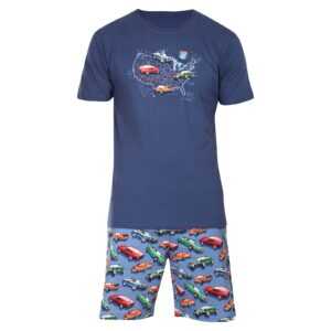 Cornette Pánské pyžamo Cornette vícebarevné (326/140) XXL