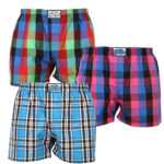 Styx 3PACK pánské trenky Styx klasická guma vícebarevné (3A10789) XL