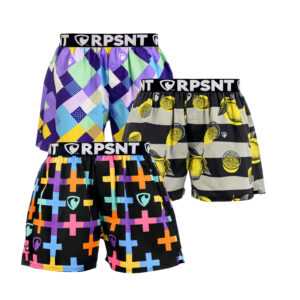 Represent 3PACK pánské trenky Represent exclusive Mike (R3M-BOX-07202223) 3XL