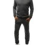 Dstreet Pohodlná tepláková souprava v tmavě šedé barvě