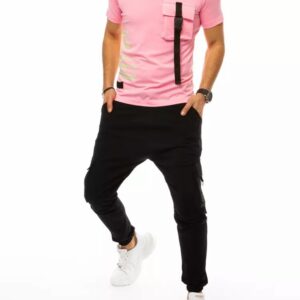 Dstreet Originální růžovo-černá souprava