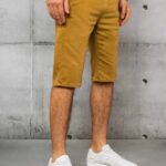 Dstreet Hořčičné riflové kraťasy