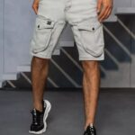 Dstreet Světle šedé džínové kraťasy v moderním provedení