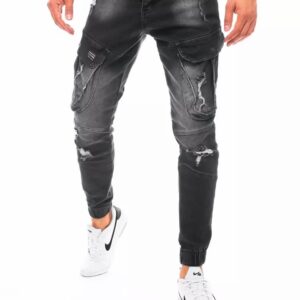 Dstreet Kapsáčové černé džíny v moderním provedení