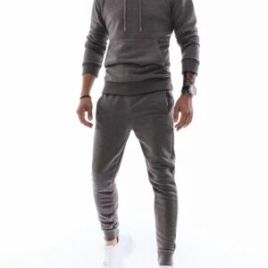 Dstreet Pohodlná antracitová tepláková souprava