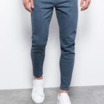 Ombre Clothing Elegantní rifle v granátové barvě P1058