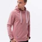 Ombre Clothing Trendy růžová mikina B1147