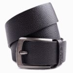 Ombre Clothing Opasek v černé barvě A593