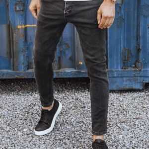 Dstreet Atraktivní tmavě šedé rifle