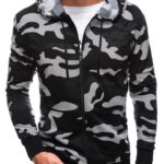 Inny Černá maskáčová mikina B1523