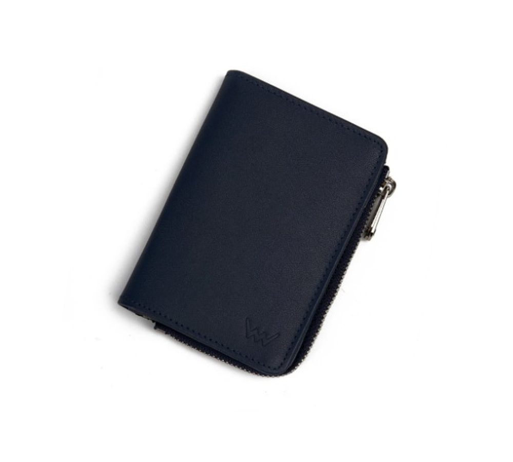 Vuch Tmavě modrá kožená peněženka Hank Vuch Tmavě modrá kožená peněženka Hank