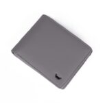 Vuch Jednoduchá kožená šedá peněženka Mason