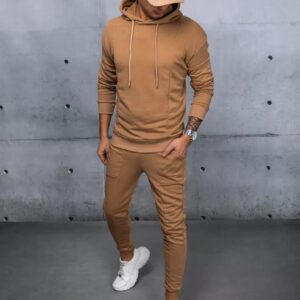 Dstreet Atraktivní kamelová tepláková souprava