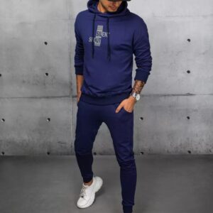 Dstreet Atraktivní granátová tepláková souprava