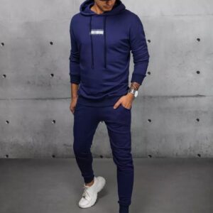 Dstreet Granátová tepláková souprava s potiskem