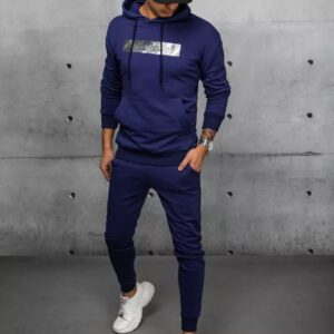 Dstreet Granátová tepláková souprava s potiskem