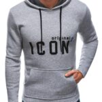 Inny Stylová šedá mikina Icon B1546