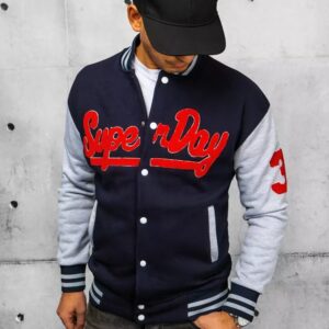 Dstreet Granátová baseballová mikina