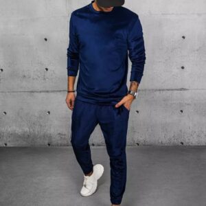 Dstreet Granátová tepláková souprava z veluru