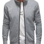 Inny Šedá mikina se zipem B1556
