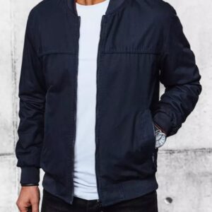 Dstreet Oboustranná přechodná modrá bunda