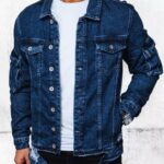 Dstreet Stylová riflová bunda v modré barvě