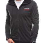 Inny Trendy tmavě šedá pánská mikina s kapucí B1557