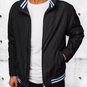 Dstreet Černá pánská přechodná bunda