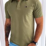 Dstreet Polokošile v khaki barvě v jedinečném stylu