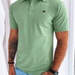 Dstreet Polokošile ve světle zelené barvě v jedinečném stylu