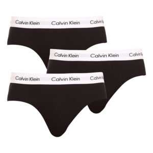 Calvin Klein 3PACK pánské slipy Calvin Klein černé (U2661G-001) M