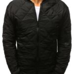 Buďchlap Moderní černá pánská bomber bunda