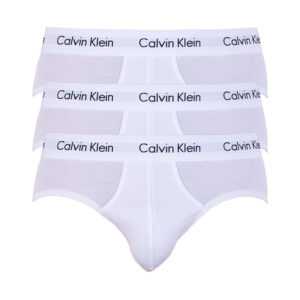 Calvin Klein 3PACK pánské slipy Calvin Klein bílé (U2661G-100) L