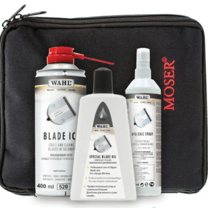 ​Moser 1000-7410 Wahl Blade Care Set - set na údržbu stříhacích hlav strojků
