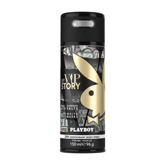 Playboy My VIP Story - deodorant ve spreji 150 ml Playboy My VIP Story - deodorant ve spreji 150 ml