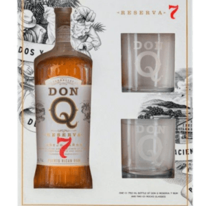 Don Q Reserva 7y +2x sklo 0
